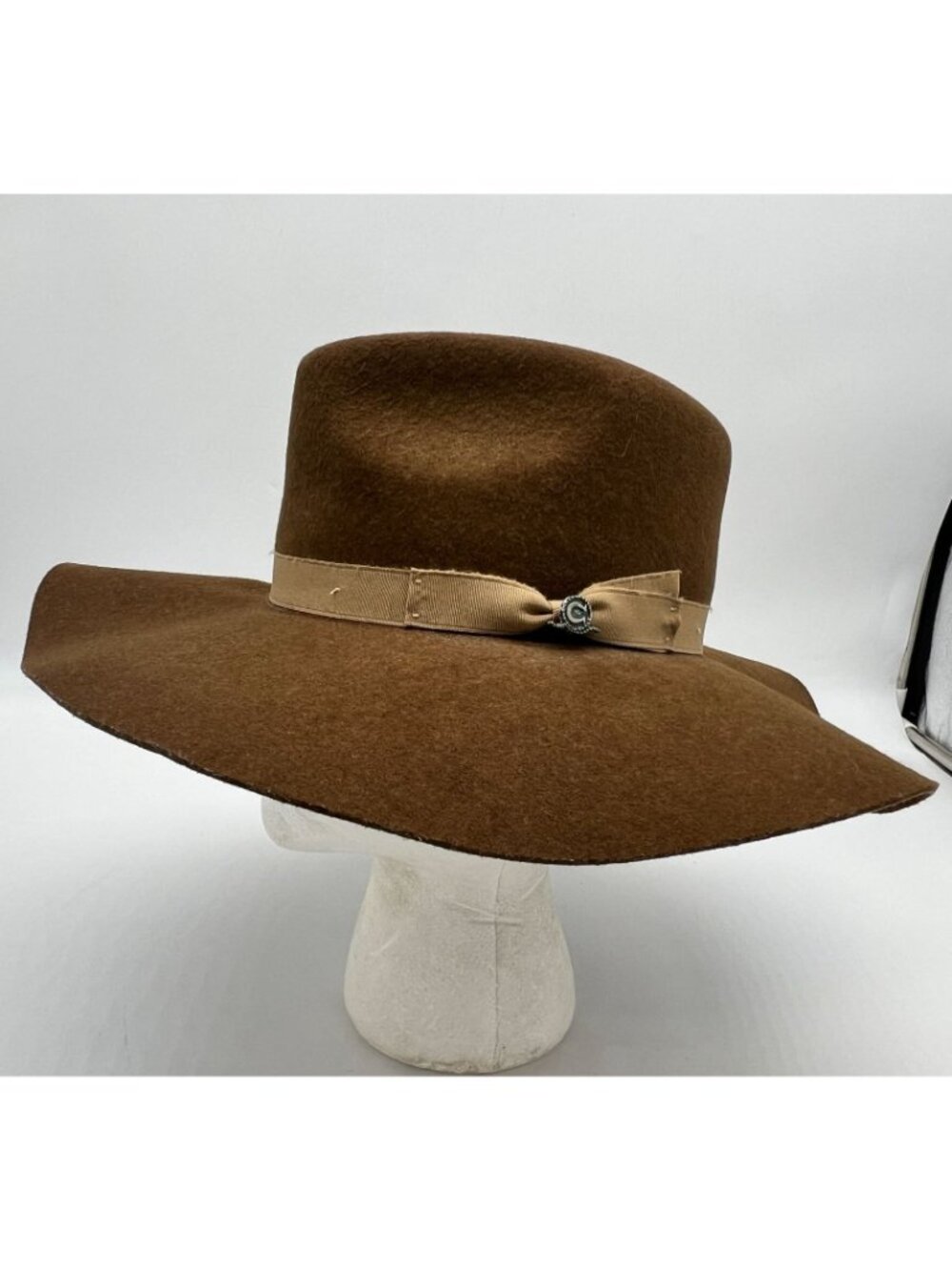 Charlie 1 Horse Womens Acorn Highway Felt Fashion Hat Brown Western Cowboy Retro - Picture 4 of 8